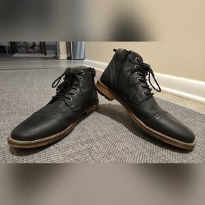 Men's Bullboxer B-52 Black Boots, Size 10